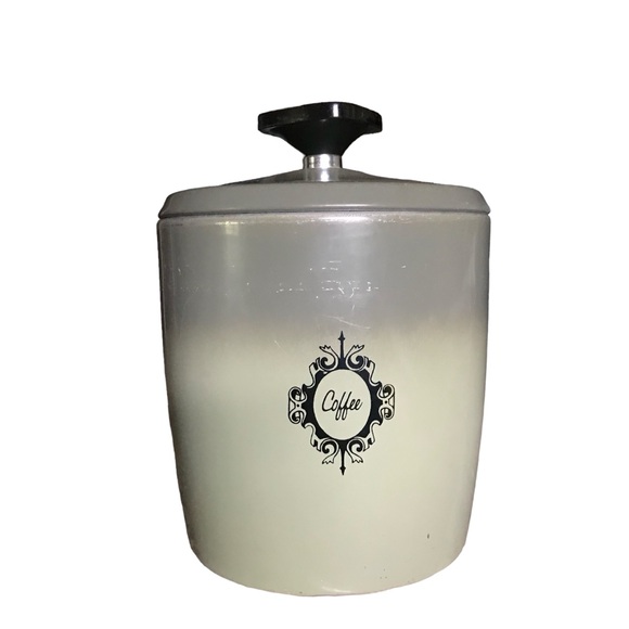 Vintage 1970s Mid Century Modern West Bend Avocado Green Nesting Canister Set 4 - Picture 9 of 12